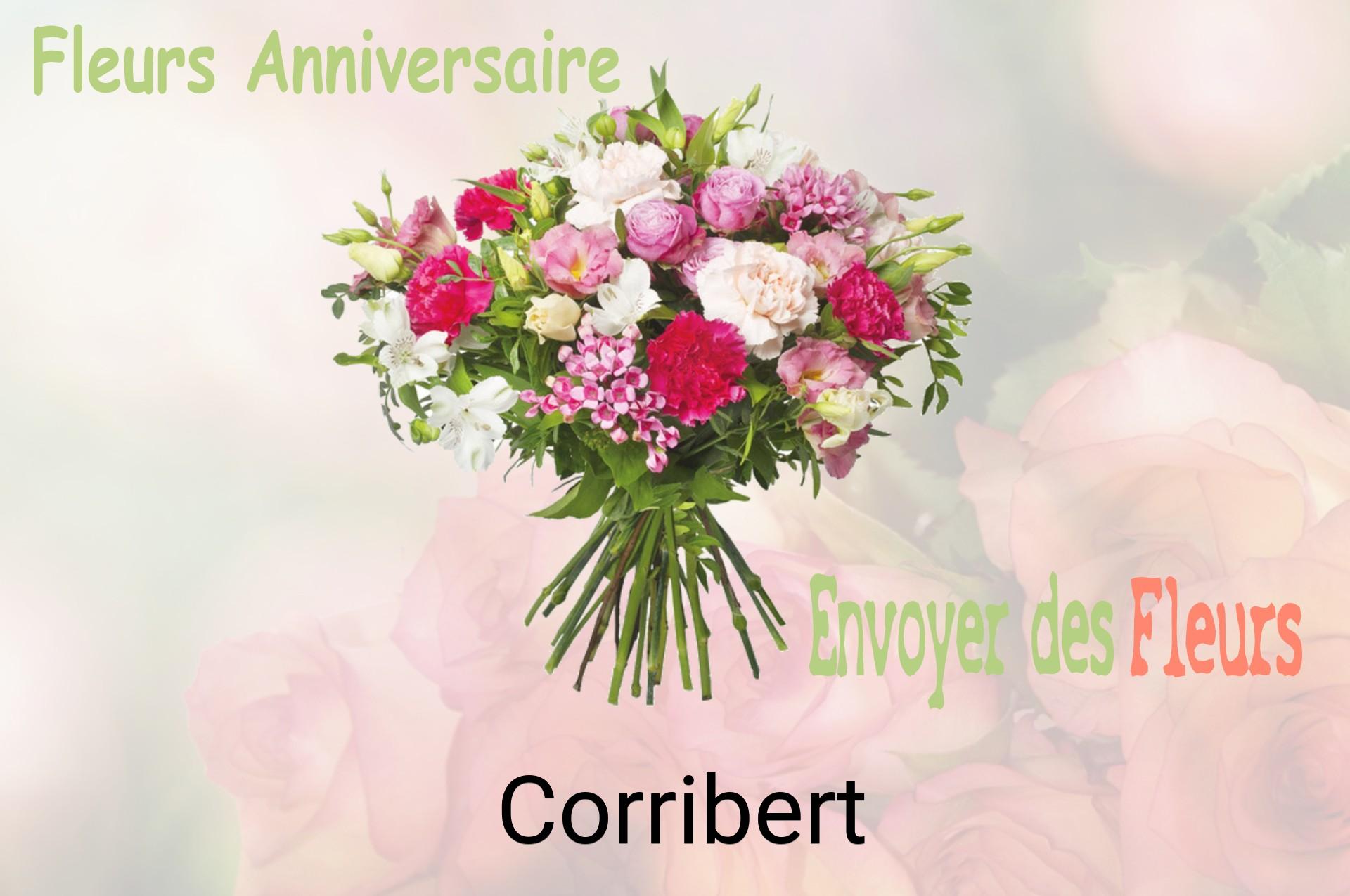 Bouquet de fleurs d’anniversaire livré à Corribert